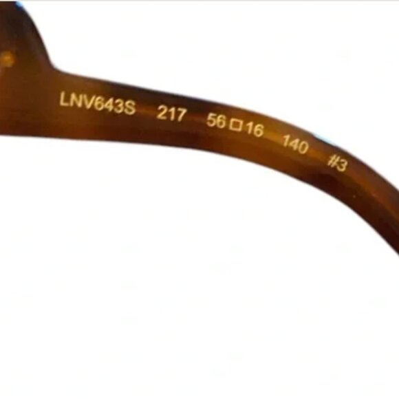 Lanvin Mother & Child 56mm Gradient Cat Eye Sunglasses Light Havana - Picture 14 of 15